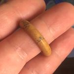 Handcrafted genuine picture jasper stone band ring 8.5 Tan Photo 7