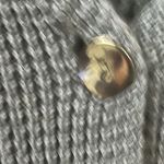 Luisa Lorenzi Navy Blue Cotton Cropped Button Front Cardigan S/ M Photo 4