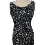 PISARRO NIGHTS Sequin & Bead Sleeveless Gown size 4 Photo 7