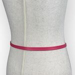 Vintage Authentic Mimi di N Pink Belt Gold Rope Buckle Signed 1980s Designer Photo 6