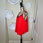 The Limited NWT  Red with Black Crochet Detailing Camisole, Brand New, Size 1X Photo 5
