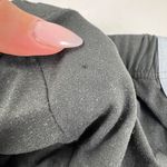 AQ Sport Black Cotton White Stripe Leggings Photo 4