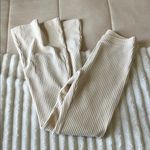 Aerie  Cream Ribbed Corduroy Women's Pants Photo 4