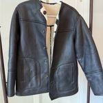 Veronica Beard Anya Reversible Shearling Coat Photo 4