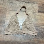 Free People Intimately Nude Lace Halter Bra Size Small Photo 1