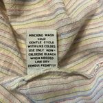 Hippie Laundry Top Women Large Stripe 3/4 Wide Bell Sleeve Ruffle Slight Cropped Photo 8