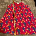 Peach Love California Cactus Flower Sleeveless Swing Dress in Pink - Medium, NWT Photo 4