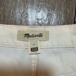 Madewell  Women's Size 27 Ecru Wide Leg Crop Utility Cargo‎ Pants Photo 5