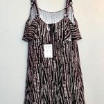 Free People NWT Paper Flower Black Comb Mini Dress 4 Photo 5