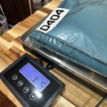 Maeve  Anthro Womens Colette Pants 29 TALL Faux Leather Wide Leg Blue Chic Photo 7