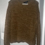 Social Standard Sanctuary Brown Chenille Knit Sweater | Boxy Cropped Popcorn Pul Photo 0