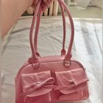 Pink Bow Shoulder Bag + Bag Charm Photo 3