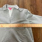 Lilly Pulitzer  Emalia Shimmer Terry Pullover Gray Sparkle Sweater Womens S Photo 6