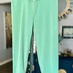 DYCE Active Polyester and Spandex Light Green Pants Photo 0