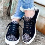 Boutique Leapord Print Slip On Canvas Sneakers  Photo 0