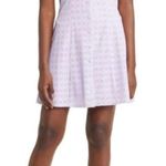 BP  Eyelet Button Front Sundress In Purple Spray Photo 0