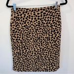 Ann Taylor Cheetah Leopard Animal Print Mafia Mob Wife Pencil Skirt Size 0 Photo 0