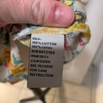 Lucca Couture  | Floral print button down open back top size medium Photo 5