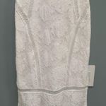 Lulus  Perfect Lover White Lace Strapless Bustier Trumpet Maxi Dress Size Small Photo 6