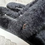 Koolaburra by Ugg  FUZZ ON FAUX-FUR SLIDE ON BLACK SANDALS Photo 3