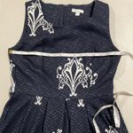 Ny&co New York & Stretch Floral A-Line Dress Woman's Size M Photo 5