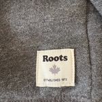 Roots  Gray Zip Down Hoodie Sweatshirt Jacket Photo 5