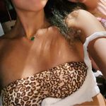 Cheetah Bandeau and Loose Off the Shoulder Tie Top Set Size XS Photo 1