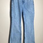 Old Navy Higher High Rise Nicky Flare Jean Raw Edge Hem Light wash Size 8 Photo 14