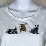 Northern Traditions Vintage Embroidered Bunny T Photo 1