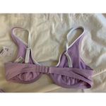 Gilly Hicks J Crew  Women Bikini Swimsuit Set Bottom Size S Top Size M Purple NEW Photo 5