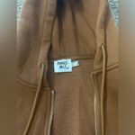 Princess Polly  Florida Oversized Zip Up Sweatshirt Brown, size 0 Photo 2