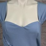 Cider  Satin Sweetheart Runched Split Maxi Dress Size Medium Photo 8