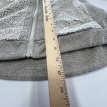 The North Face Jacket Womens Small Grey Cream Sherpa Fleece Zip High Collar Outdoor Photo 5