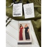 Sorella Vita NWT 9660 Velvet Velour Green Wrap Maxi Dress Bridesmaid Size 12 Photo 6