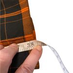 Bonnie COLLECTIF London Pumpkin Check plaid Cigarette Halloween Trousers pants Orange Size 2 Photo 9