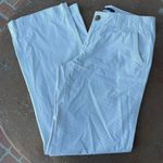 Gap Y2K low rise straight leg beige and cream striped  pants size 4 Photo 2