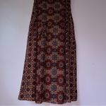 April Cornell Size S Boho Maxi Dress Red Sleeveless Vacation Dark Cottage Photo 8