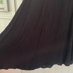 I. N. Studio Petite Black Gauzy Maxi Skirt Elastic Waist Whimsigoth Romantic OS Black Size undefined Photo 4
