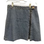 Front Zip Mini Skirt A Photo 2