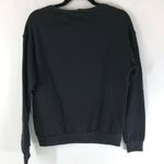 Treasure & Bond  Womens Sweatshirt Fleece Lined Crew Neck Long Sleeve Black XS Photo 1