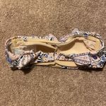 Kona Sol Pink Paisley Print Ruffle Bandeau Swim Top Size S Photo 3