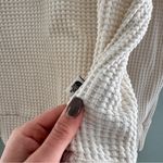 The North Face  Women's Chabot Mock Neck Long Sleeve Sweater White Dune XL Photo 7