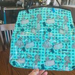 Makeup Bag Tote Aquamarine Blue Photo 6