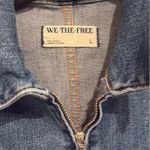 We The Free  Jade Flare Denim Jean Jumpsuit Size Large Boho Chic Photo 5