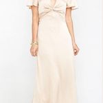 Show Me Your Mumu NWT - Rome Twist Gown color: champagne luxe satin Photo 4