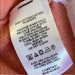 Loft Split Neck Fringe Tassel Tunic Pullover Top Ballet Blush Coral Pink Small Photo 5