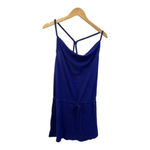 Converse  One Star Tank Dress Size Medium Braid‎ Strap Drawstring Waist Purple​​​ Photo 5
