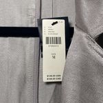 Anthropologie NWT  Current Air Elerie Blazer Jacket Metallic Silver Size M Photo 2