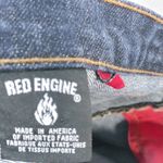 Red Engine  Cropped Dark Wash Jean's Size 29 Photo 6