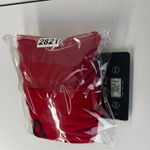 Calvin Klein Wrap Dress Womens Red 14 Ruffled Trim Cap Sleeve V Neck Tie Waist Photo 14